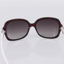 CHANEL Sunglasses Plastic White Silver CC Auth BA15024-9