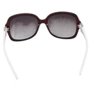 CHANEL Sunglasses Plastic White Silver CC Auth BA15024-2