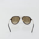 CELINE Sunglasses Plastic Tortoise Brown Gold Tone Auth BA15025V-3