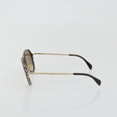 CELINE Sunglasses Plastic Tortoise Brown Gold Tone Auth BA15025V-4