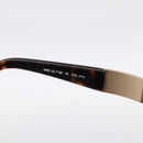 FENDI Sunglasses Metal Brown Gold Tone Auth BA15027-12