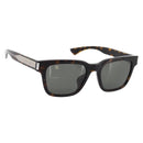 SAINT LAURENT Tortoise Sunglasses Plastic Brown Silver Auth BA15028A-1