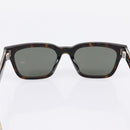 SAINT LAURENT Tortoise Sunglasses Plastic Brown Silver Auth BA15028A-10