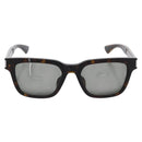 SAINT LAURENT Tortoise Sunglasses Plastic Brown Silver Auth BA15028A-2