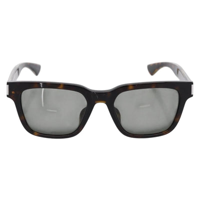SAINT LAURENT Tortoise Sunglasses Plastic Brown Silver Auth BA15028A - 0