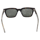 SAINT LAURENT Tortoise Sunglasses Plastic Brown Silver Auth BA15028A-3