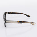 SAINT LAURENT Tortoise Sunglasses Plastic Brown Silver Auth BA15028A-6