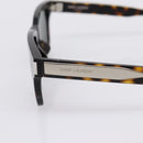 SAINT LAURENT Tortoise Sunglasses Plastic Brown Silver Auth BA15028A-7