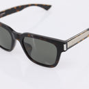 SAINT LAURENT Tortoise Sunglasses Plastic Brown Silver Auth BA15028A-9
