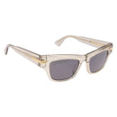 BOTTEGA VENETA Sunglasses Plastic Gold Clear Auth BA15029-1