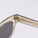 BOTTEGA VENETA Sunglasses Plastic Gold Clear Auth BA15029-9