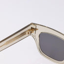 BOTTEGA VENETA Sunglasses Plastic Gold Clear Auth BA15029-10