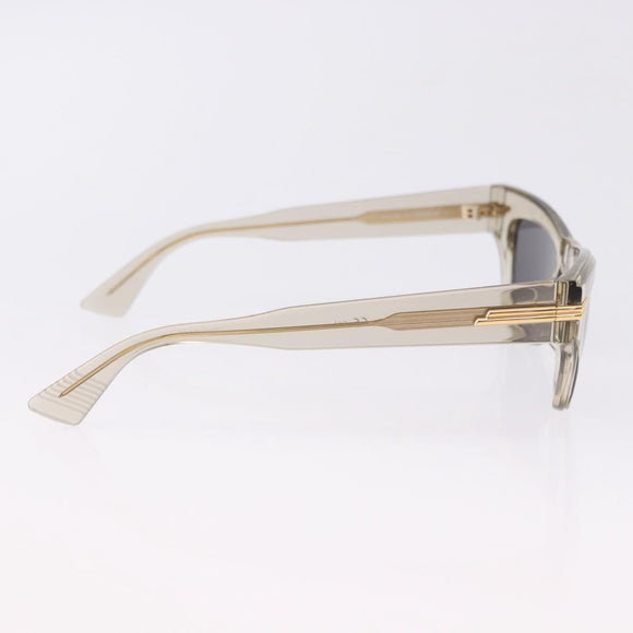 BOTTEGA VENETA Sunglasses Plastic Gold Clear Auth BA15029