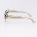 BOTTEGA VENETA Sunglasses Plastic Gold Clear Auth BA15029-7