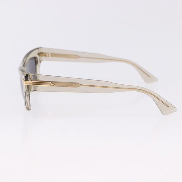 BOTTEGA VENETA Sunglasses Plastic Gold Clear Auth BA15029