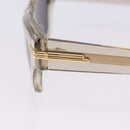 BOTTEGA VENETA Sunglasses Plastic Gold Clear Auth BA15029-8