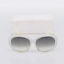 Christian Dior Sunglasses Plastic White Silver Auth BA15031-12