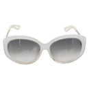 Christian Dior Sunglasses Plastic White Silver Auth BA15031-13