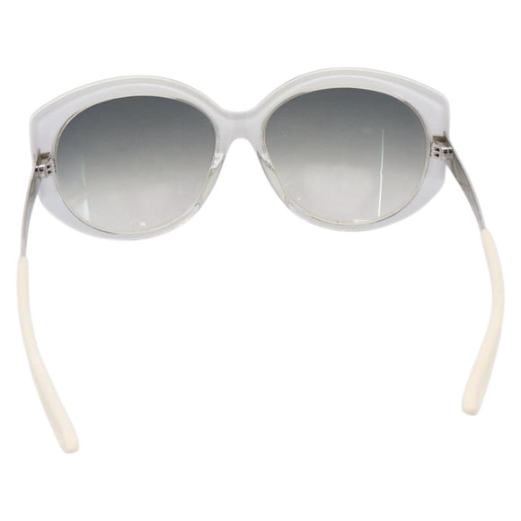 Christian Dior Sunglasses Plastic White Silver Auth BA15031
