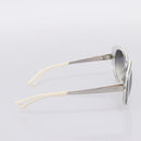 Christian Dior Sunglasses Plastic White Silver Auth BA15031-3