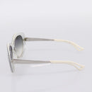 Christian Dior Sunglasses Plastic White Silver Auth BA15031-5