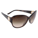 BVLGARI Sunglasses Plastic Brown Gold Tone Auth BA15032A-1
