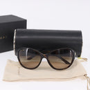 BVLGARI Sunglasses Plastic Brown Gold Tone Auth BA15032A-12