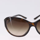BVLGARI Sunglasses Plastic Brown Gold Tone Auth BA15032A-4
