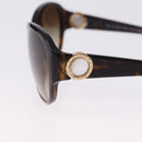 BVLGARI Sunglasses Plastic Brown Gold Tone Auth BA15032A-7