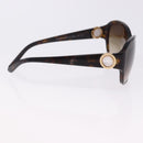 BVLGARI Sunglasses Plastic Brown Gold Tone Auth BA15032A-8