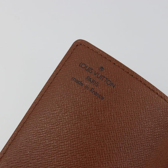 LOUIS VUITTON Monogram Porto Cartes Crdit Pression Card Case M60937 Auth BA15033