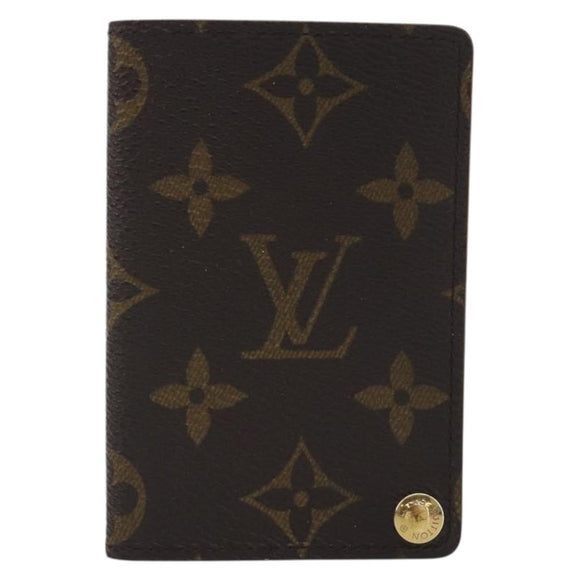 LOUIS VUITTON Monogram Porto Cartes Crdit Pression Card Case M60937 Auth BA15033