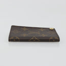 LOUIS VUITTON Monogram Porto Cartes Crdit Pression Card Case M60937 Auth BA15033-5