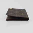 LOUIS VUITTON Monogram Porto Cartes Crdit Pression Card Case M60937 Auth BA15033-6