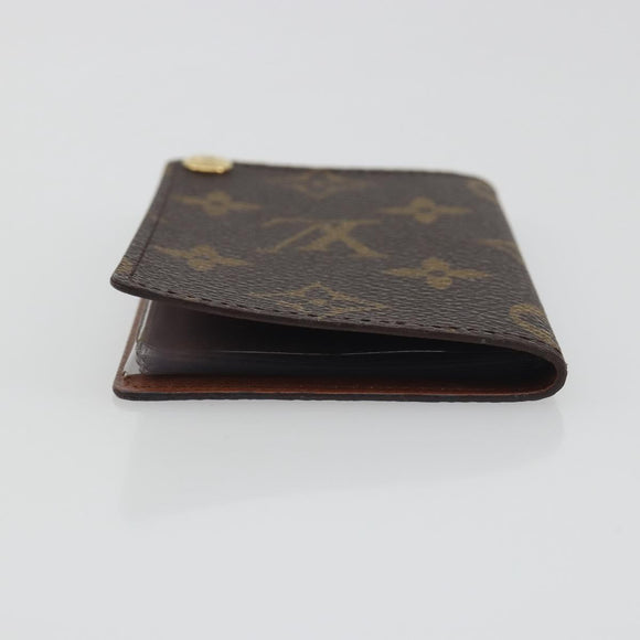LOUIS VUITTON Monogram Porto Cartes Crdit Pression Card Case M60937 Auth BA15033