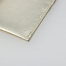Salvatore Ferragamo Gancini Card Case Leather Champagne Gold Auth BA15034V-15