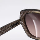 BOTTEGA VENETA INTRECCIATO Sunglasses Plastic Black Gold Tone Auth BA15035-11