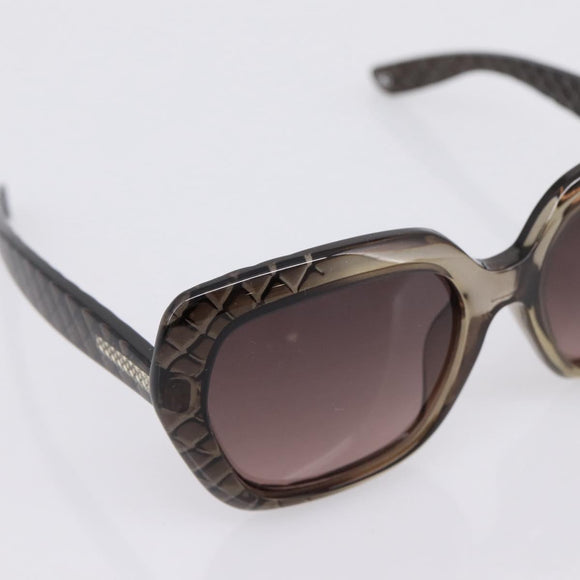 BOTTEGA VENETA INTRECCIATO Sunglasses Plastic Black Gold Tone Auth BA15035
