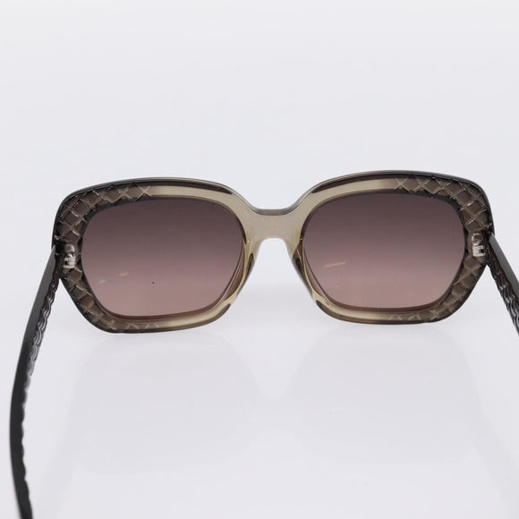 BOTTEGA VENETA INTRECCIATO Sunglasses Plastic Black Gold Tone Auth BA15035