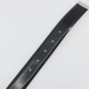 LOUIS VUITTON Ceinture Carre Belt Leather ""90/36"" Black Silver LV Auth BA15036-9