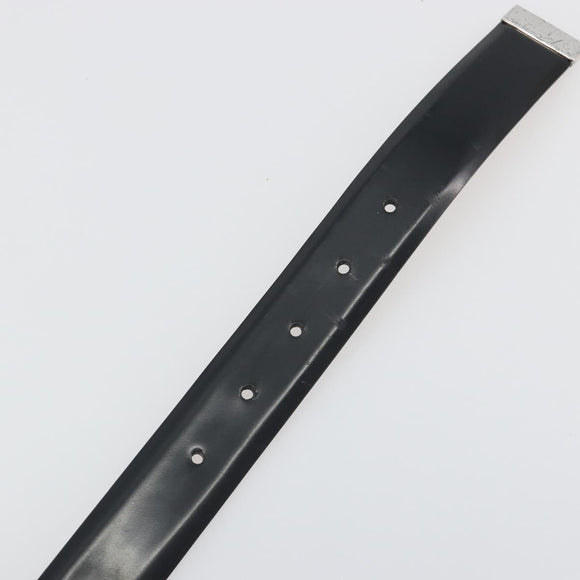 LOUIS VUITTON Ceinture Carre Belt Leather ""90/36"" Black Silver LV Auth BA15036