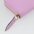GUCCI GG Marmont Bosco Zip Around Long Wallet Leather Pink 499337 Auth BA15038V-12