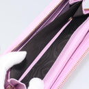 GUCCI GG Marmont Bosco Zip Around Long Wallet Leather Pink 499337 Auth BA15038V-17