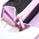 GUCCI GG Marmont Bosco Zip Around Long Wallet Leather Pink 499337 Auth BA15038V-18