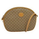 GUCCI Micro GG Supreme Shoulder Bag PVC Brown Gold 007 084 0094 Auth BA1504-1