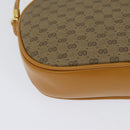 GUCCI Micro GG Supreme Shoulder Bag PVC Brown Gold 007 084 0094 Auth BA1504-16