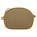 GUCCI Micro GG Supreme Shoulder Bag PVC Brown Gold 007 084 0094 Auth BA1504-2