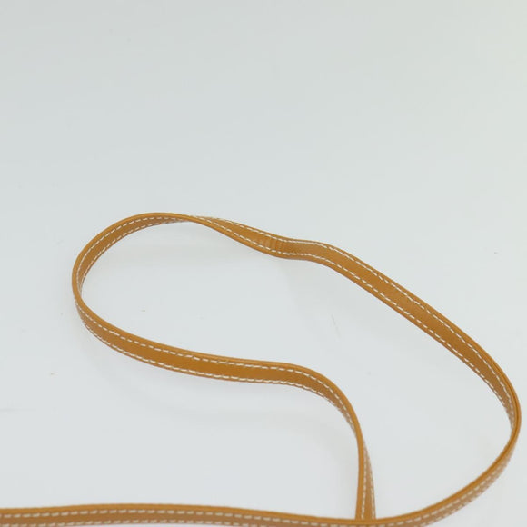 GUCCI Micro GG Supreme Shoulder Bag PVC Brown Gold 007 084 0094 Auth BA1504