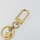 LOUIS VUITTON LV Facet Key Holder metal Gold Tone M65216 LV Auth BA15041A-2