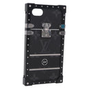 LOUIS VUITTON Monogram Eclipse Fragment iTrunk iPhone 7 Case M62613 Auth BA15042-1